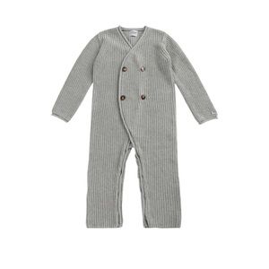 Donsje Soft Grey Melange Stynen Jumpsuit